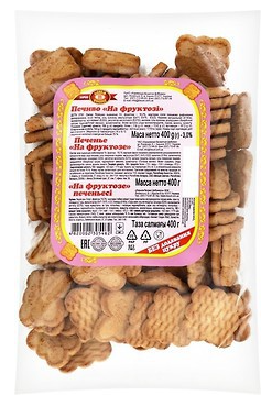 Печиво Бісквіт-Шоколад ХБФ Діабетичне на фруктозі 400 г